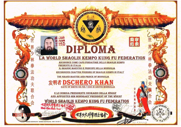 President Shaolin Kempo Ital